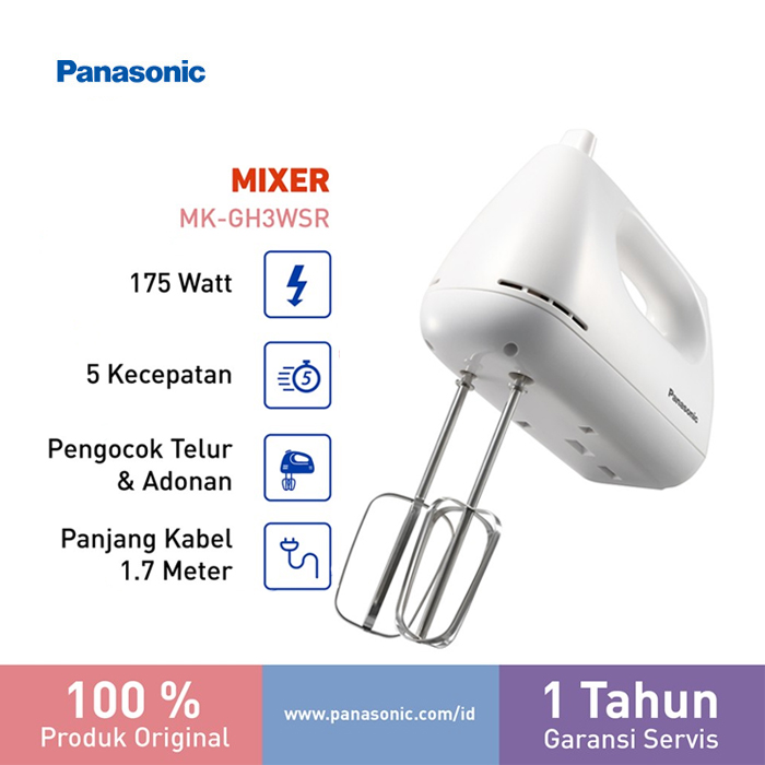 Panasonic Hand Mixer - MKGH3WSR
